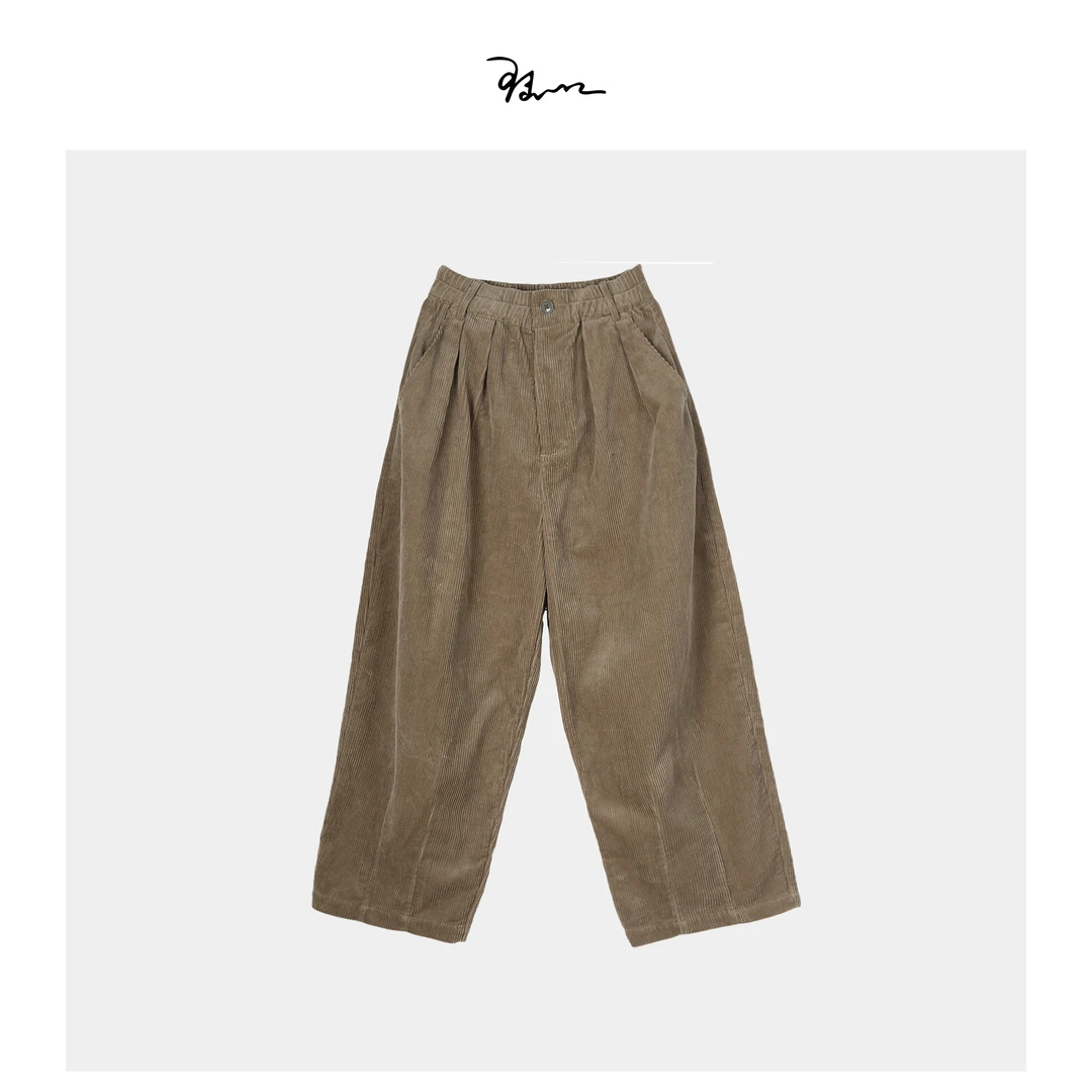 【绒泽】陆一口定制复古时髦灯芯绒休闲裤