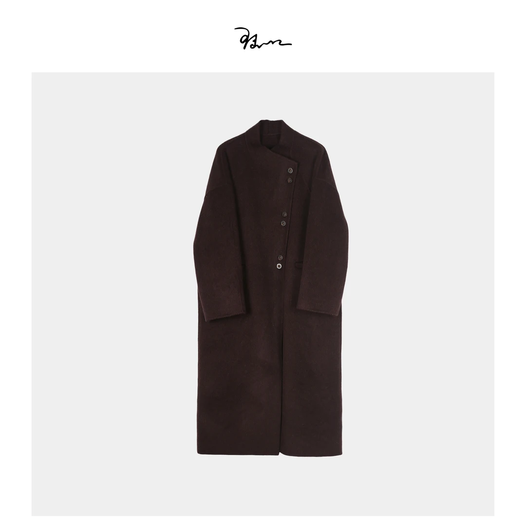 【柏木】陆一口女装定制手工双面呢大衣