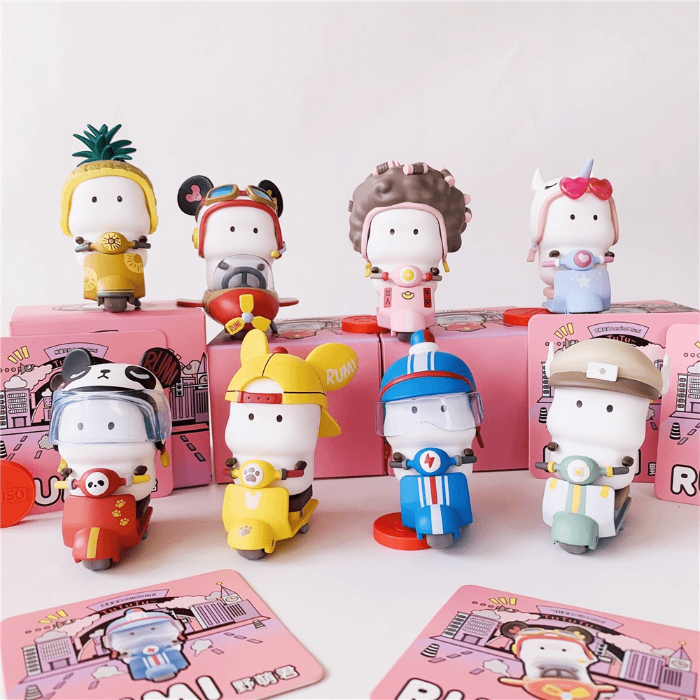 【拆盒不退】萌力星球TUTU车系列盲盒摆件可爱突突车公仔玩具