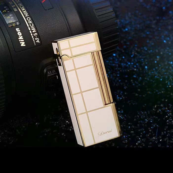 打火机创意窄版打火机男士网红高档复古个性防风时尚经典原装小巧