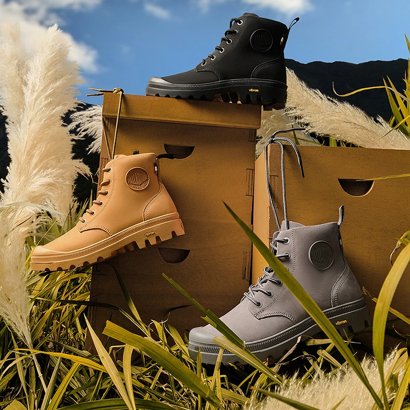 帕拉丁冬季男女款靴子时尚潮流时尚高帮靴79337