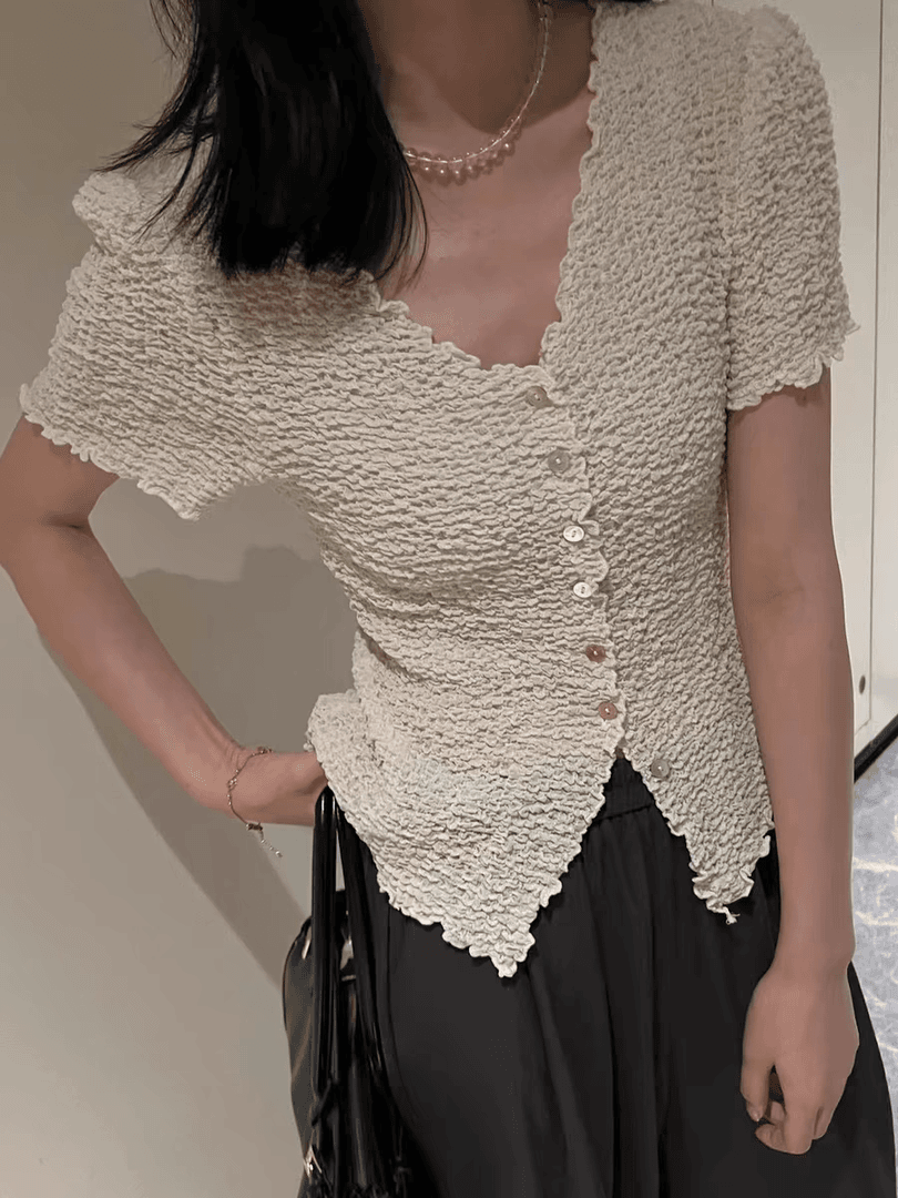 鸡皮面料设计师款3019款