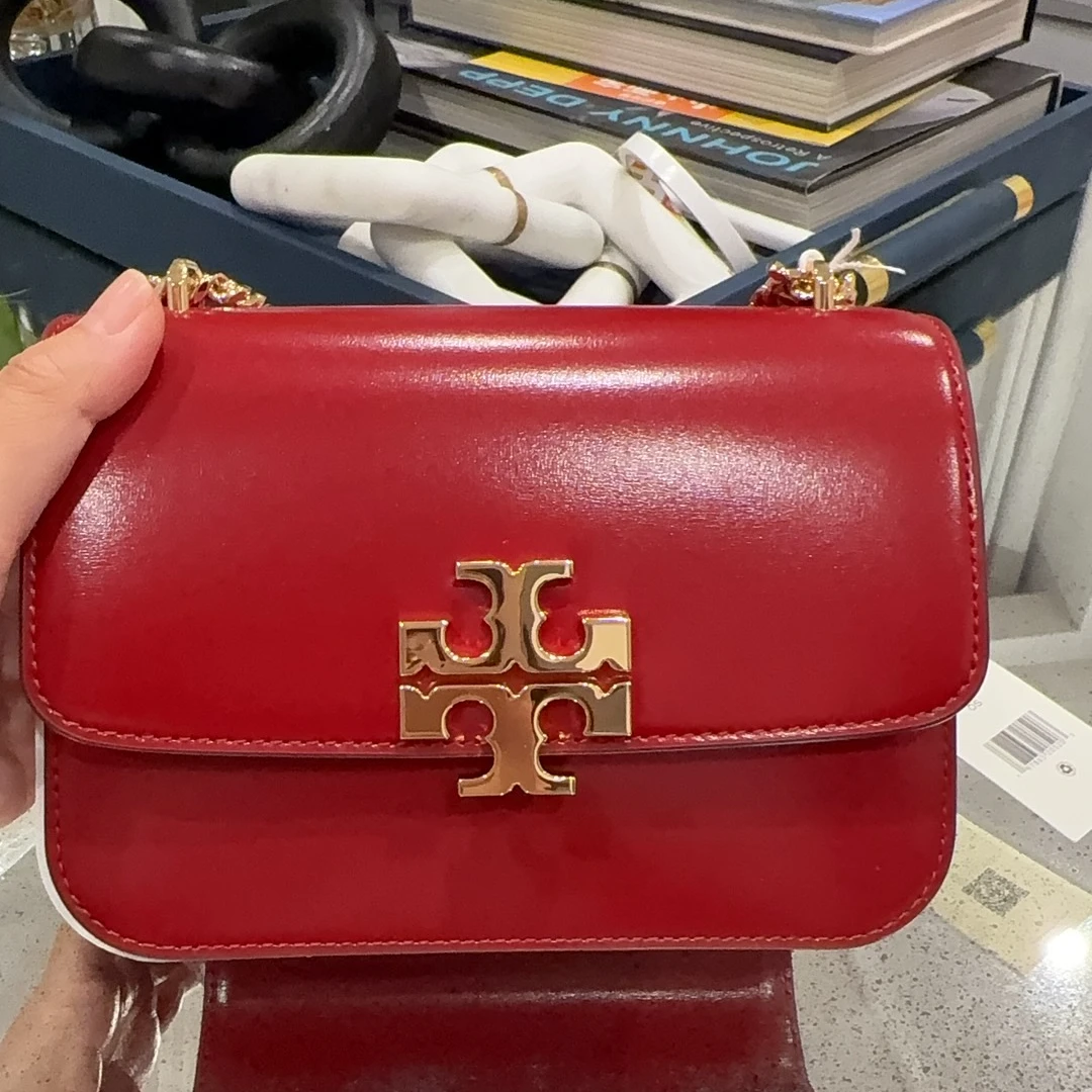 Tory Burch汤丽柏琦 美现Eleanor红色小号单肩包165386-600