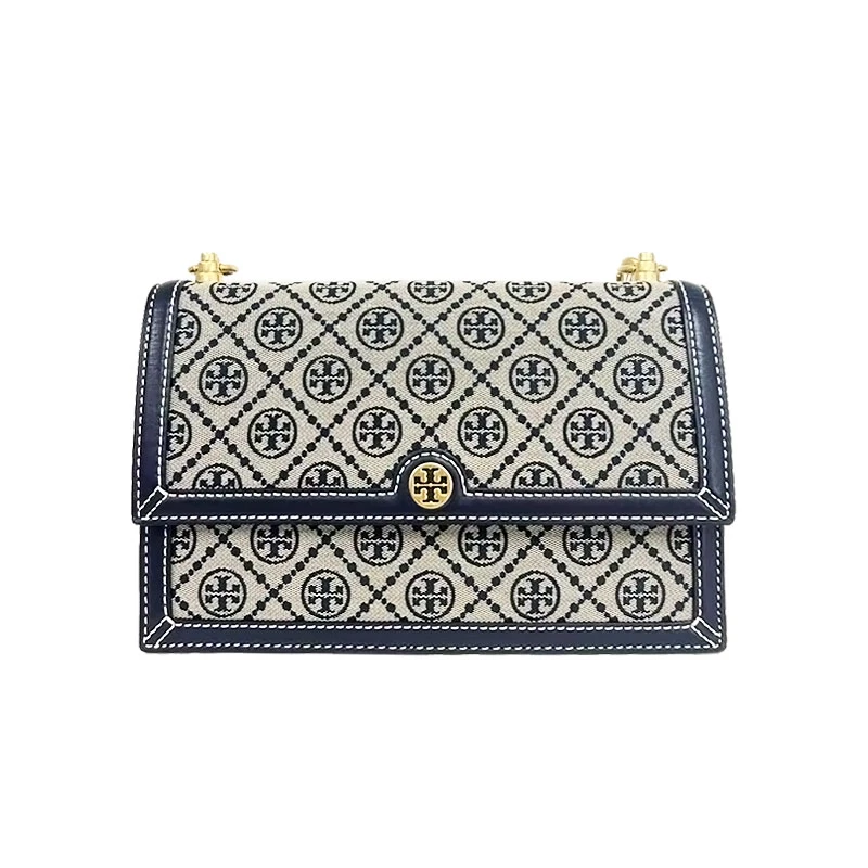 Tory Burch汤丽柏琦 美现 MONOGRAM大号提花风琴包81863-405