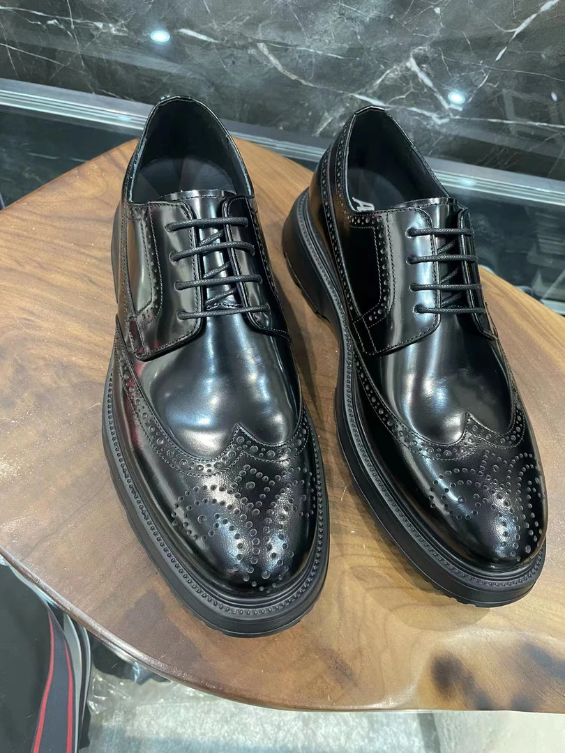 爱斯波丽休闲男皮鞋时尚潮流商务