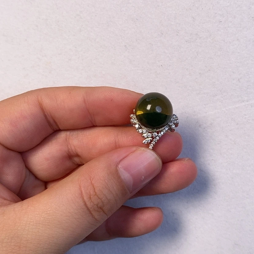 【闪购商品】蓝珀珠宝奇石银S925镶嵌