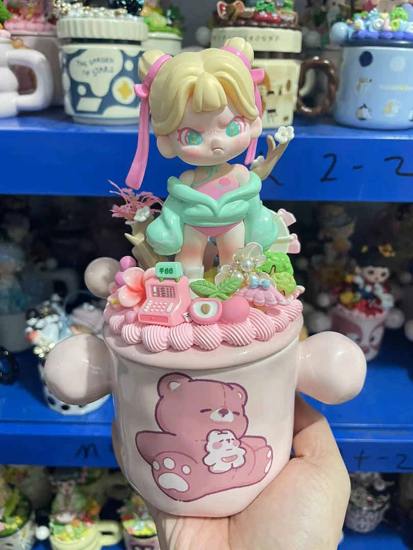 奶油胶水杯创意手工摆件默认