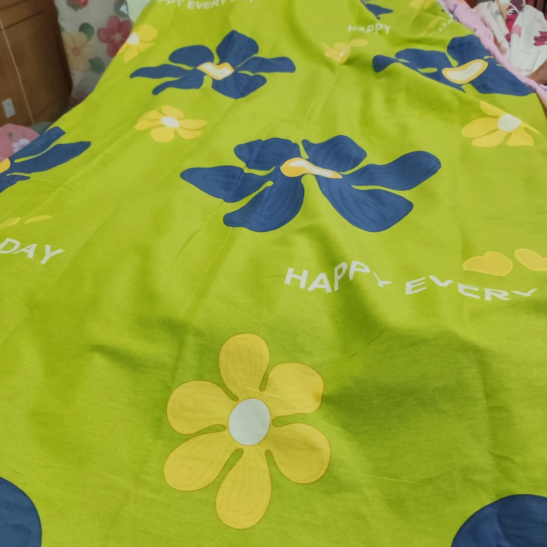 绿蓝高支高密纯棉斜纹布料