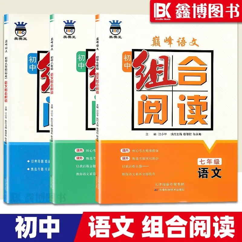 奥赛王巅峰语文初中语文组合阅读七年级八九年级阅读训练题阅读理