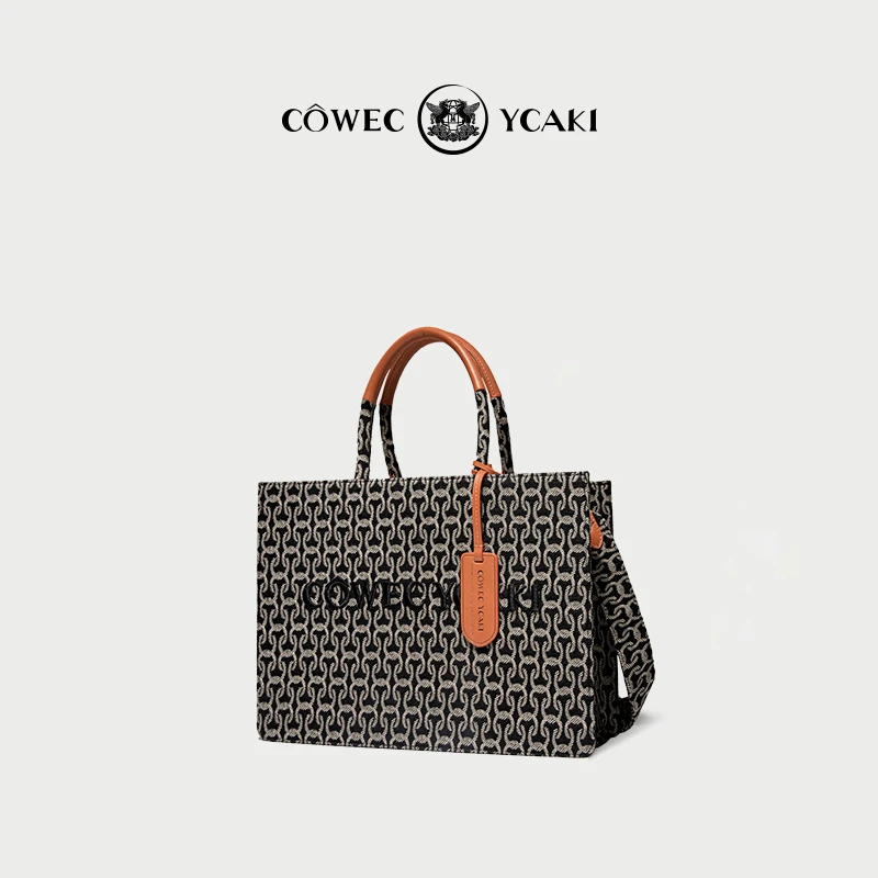 【官方正品】Cowec Ycaki手提包包女时尚单肩大容量托特包男女z