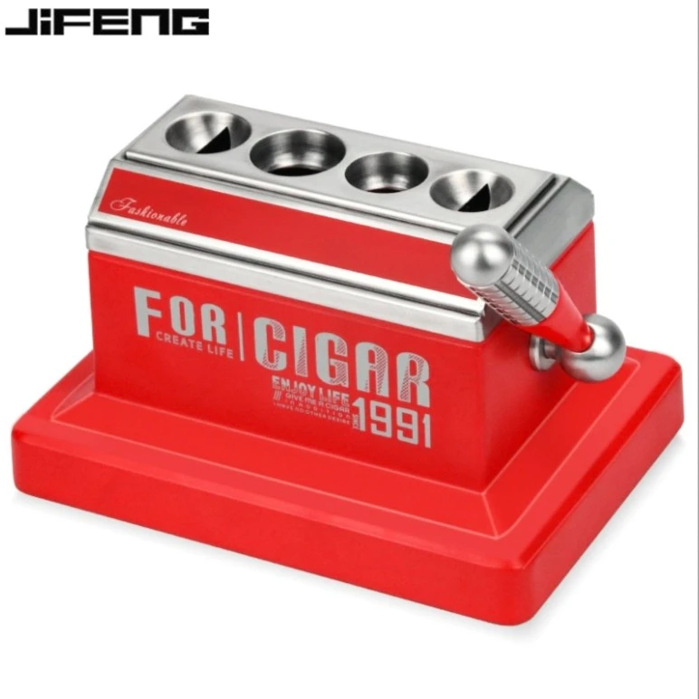 JIFENG雪茄剪台剪锋利不锈钢雪茄刀多样式台式V型剪刀