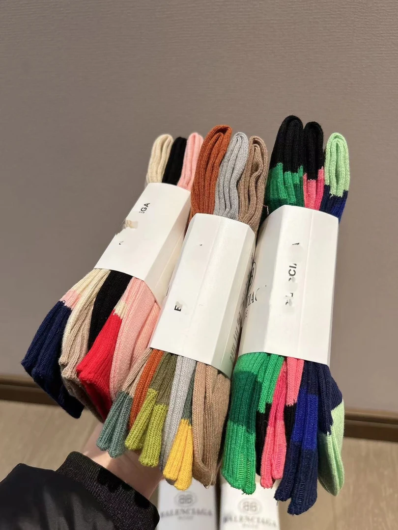 巴家女款袜子（6双一组）不挑花色