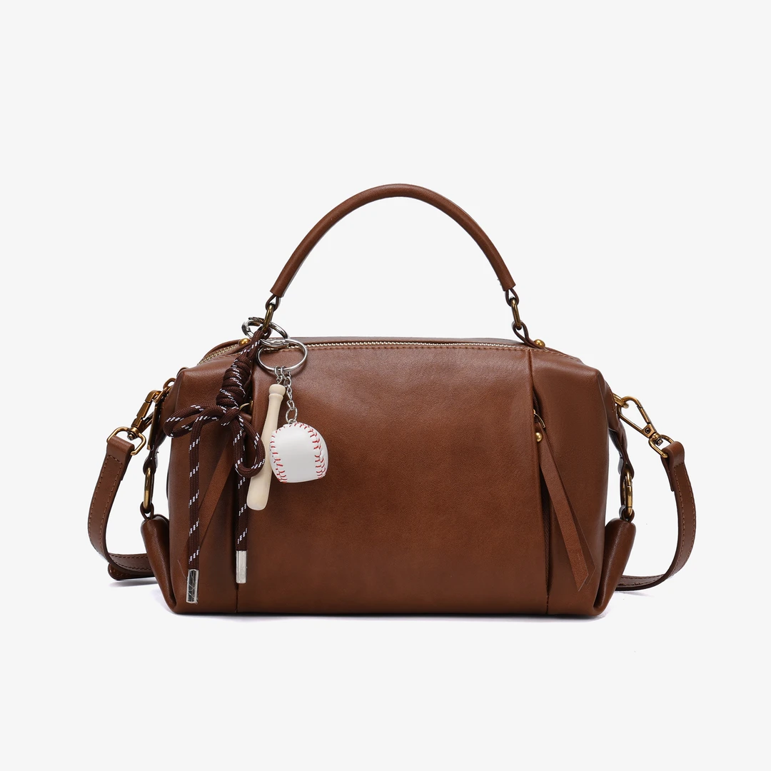 2024新款高级感波士顿枕头包时尚百搭女士手提单肩斜挎包