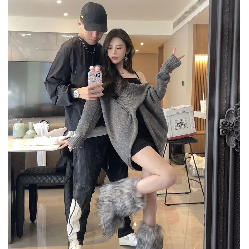 清清【粉丝专享】套头不规则纯欲慵懒高级感毛衣设计感小众