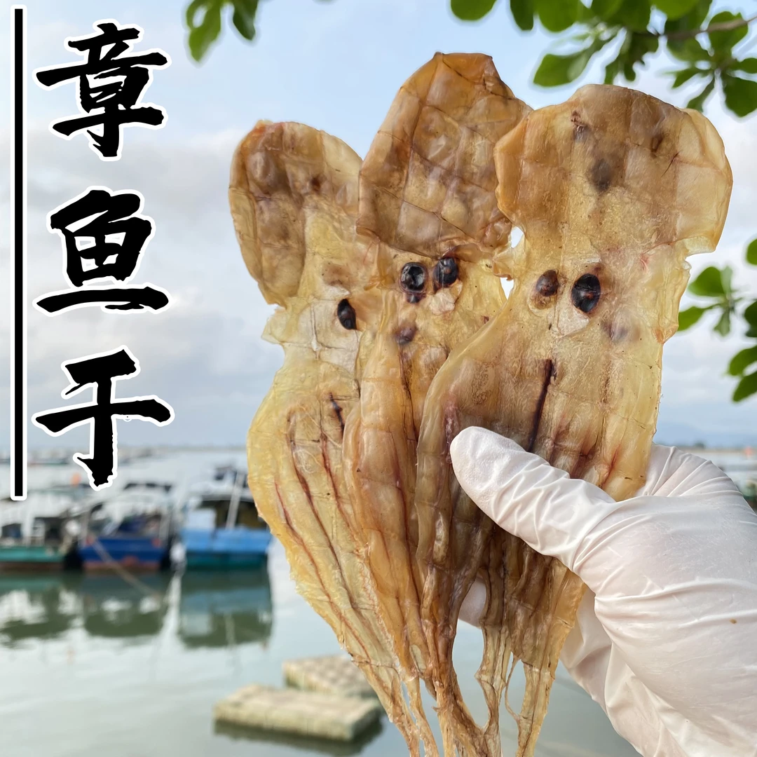 章鱼干 本港船晒 淡晒足干 八爪鱼干 阳江海味干货特产 250g包邮