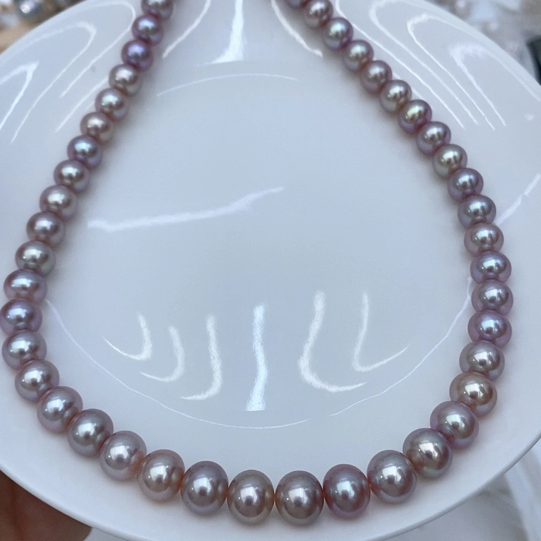 淡水珍珠颈饰银S925镶嵌