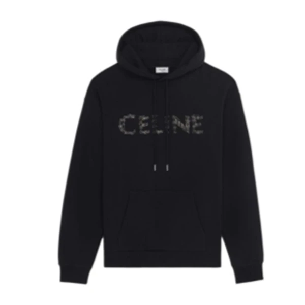 全新未使用 Celine/思琳 【小北】logo刺绣宽松卫衣TP027213