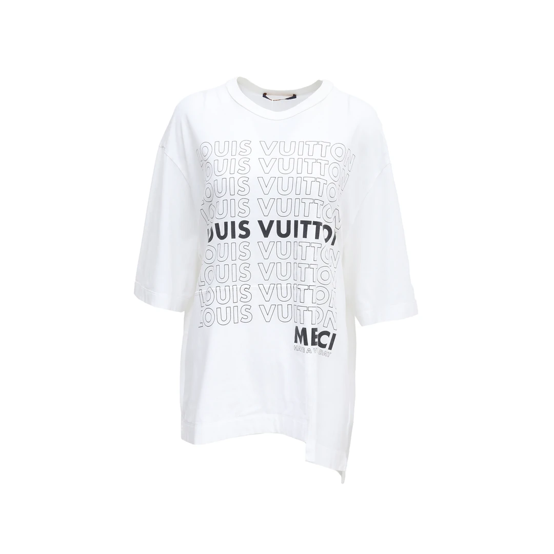99新 LouisVuitton/路易威登 【小北】P214977068/印花 短袖 棉 M