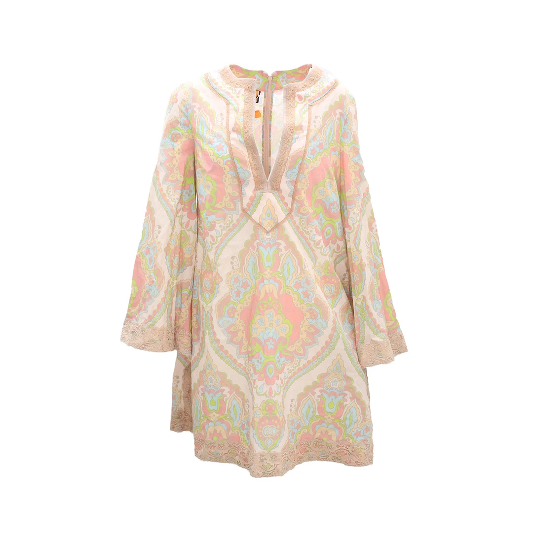 95新 GUCCI/古驰 【小北】P234762733/连衣裙 印花 棉 常规码38码