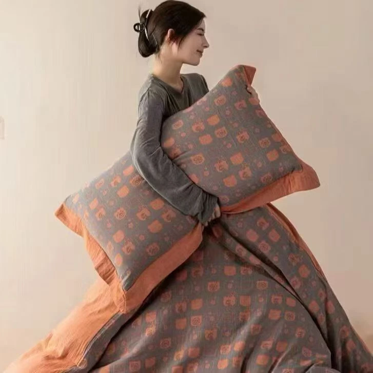 【告白气球】52*78高端亲肤双层纱枕套