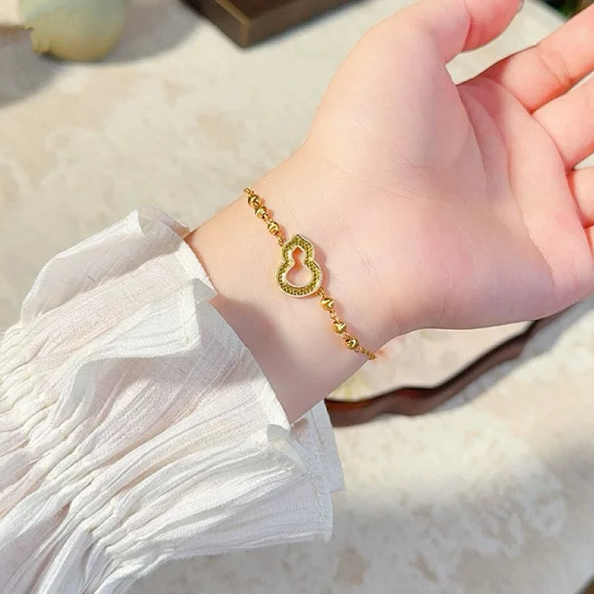 SL2361 龙鳞福禄葫芦手链 简约国风设计感手饰