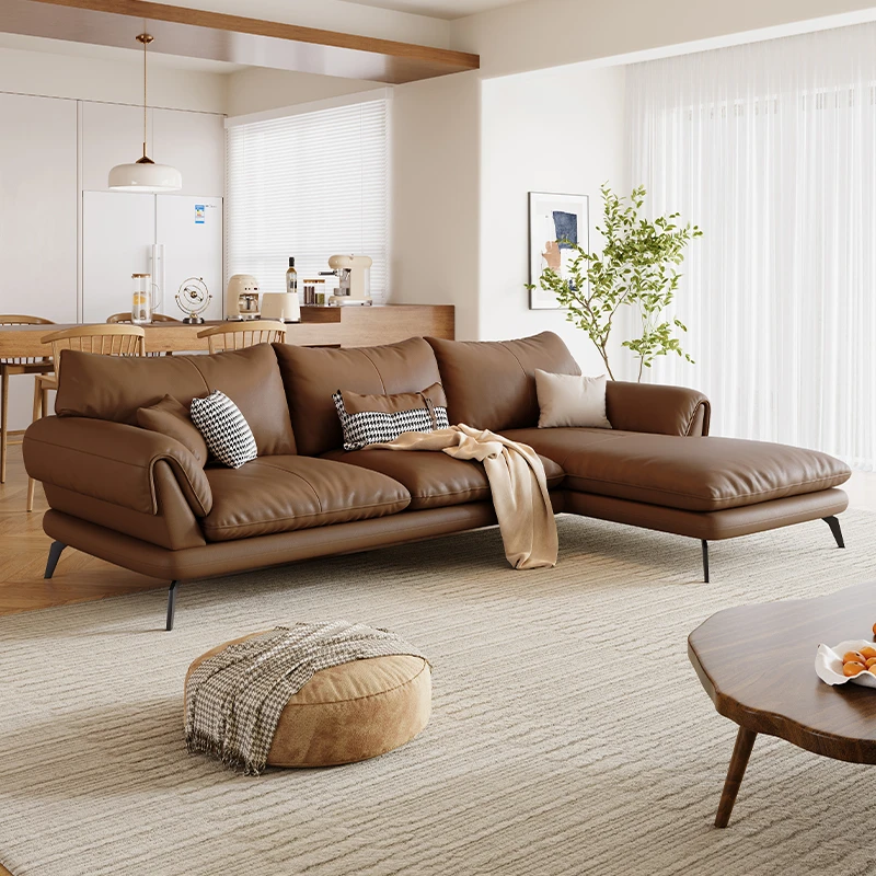 DEMEI/迪美尔意式极简真皮沙发客厅头层牛皮2024新款现代简约沙发