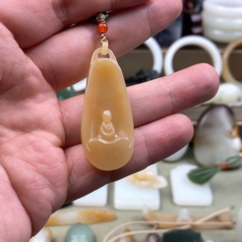 【闪购商品】和田玉（糖玉）颈饰未镶嵌