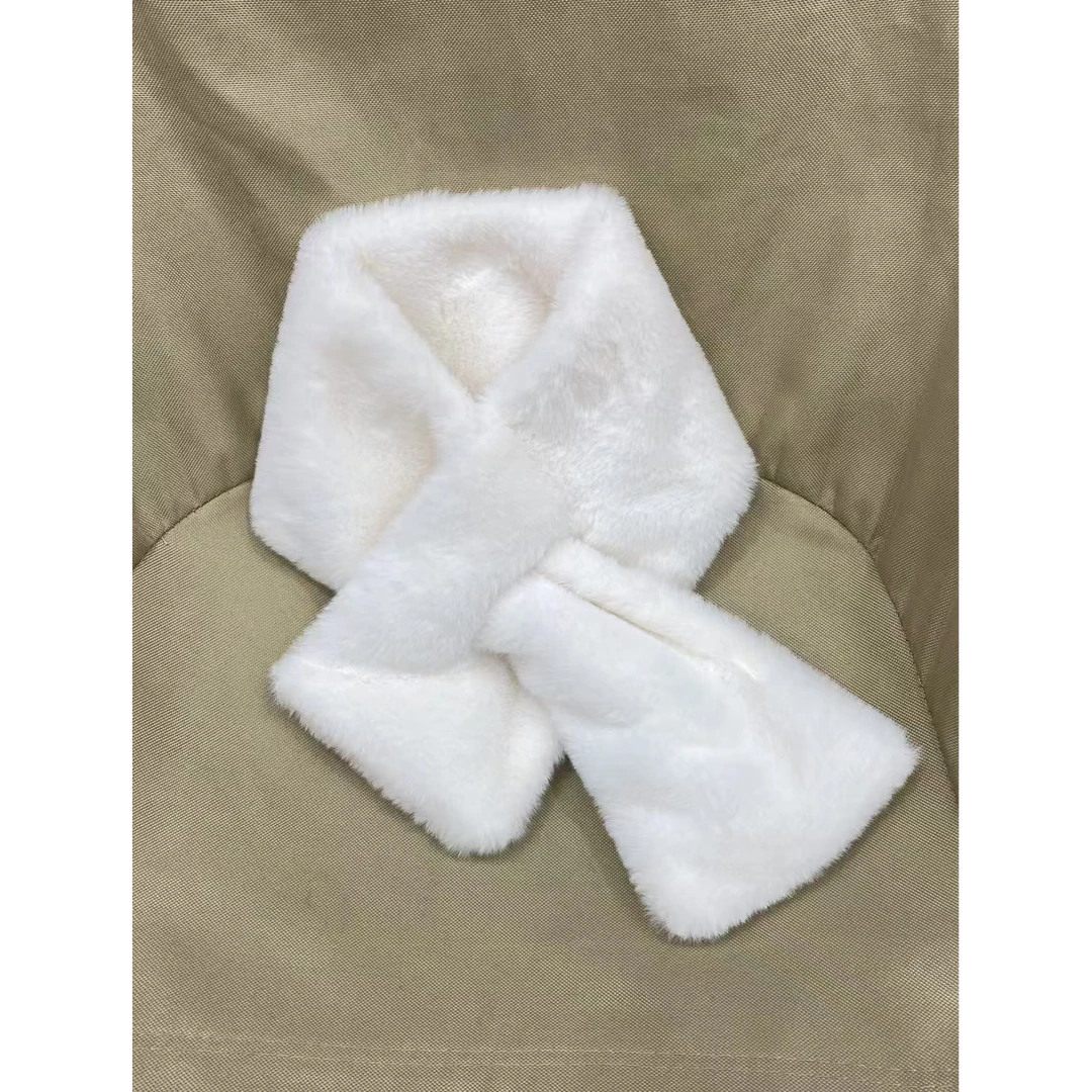 新中式加绒加厚保暖百搭纯色围巾2025款原版正品