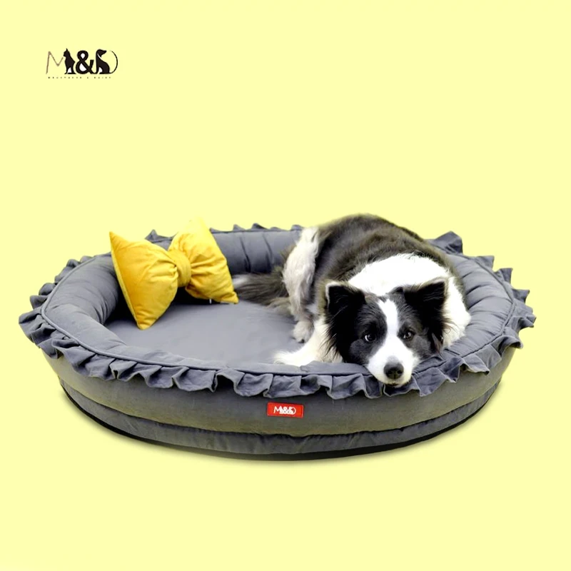 可拆洗四季通用大麦网红花朵泰迪小型犬大型犬保暖不沾毛