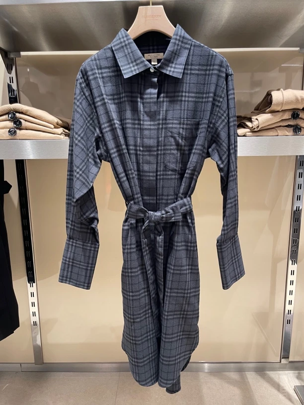BURBERRY/博柏利女款长袖连衣裙