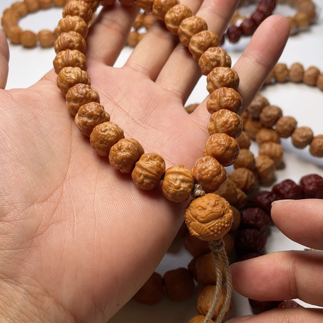 猴头核桃手串J****-13打底蟾宗手持