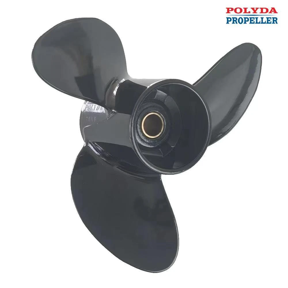 新品包邮配水星船外机5马力8寸铝合金螺旋桨车叶