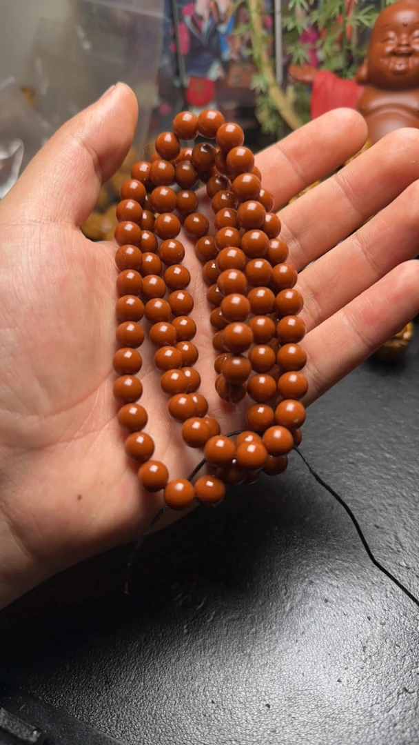 正圆光珠108脖挂