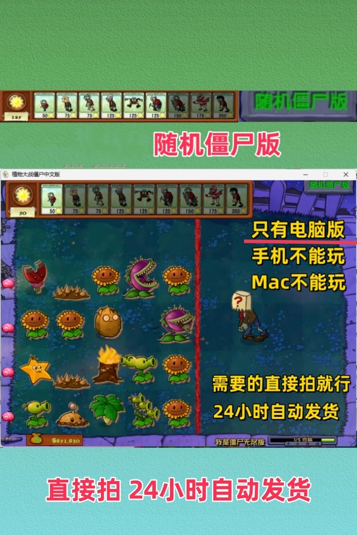 植物大战僵尸随机僵尸版本