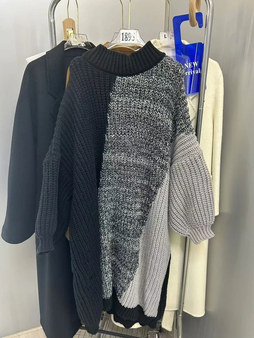 【1895】摩多家中长款连衣裙毛衣秋冬【与直播间显示为准】