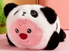 赞萌露比系列-任意趴趴公仔挂件(熊猫)