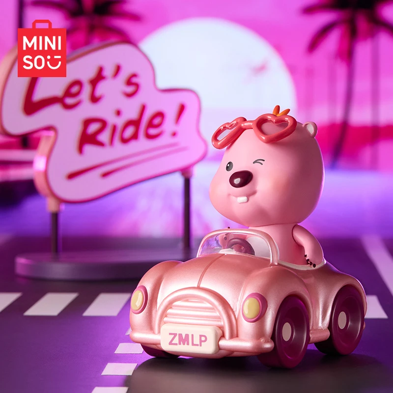 MINISO名创优品露比霓虹公路Loopy系列手办盲盒摆件潮玩玩偶可爱