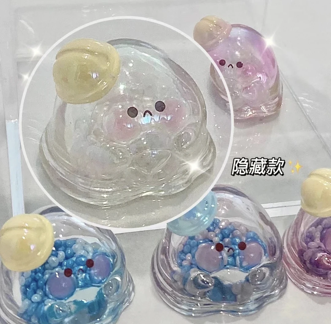 【淘淘拆盒】水波蛋幻彩派对系列萌粒盲盒潮玩手办礼物