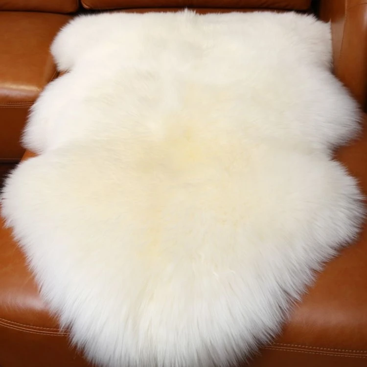 澳洲进口整张羊皮纯羊毛皮毛一体沙发垫沙发毯地毯床毯子