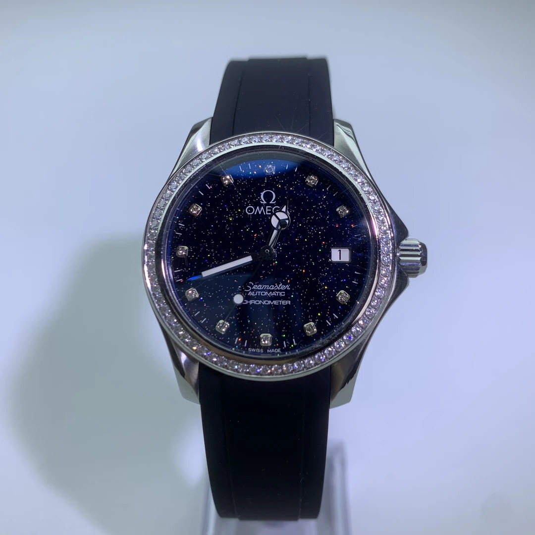 95新 Omega/欧米茄 海马系列0020 表径36mm 机械 后钻升级星空盘