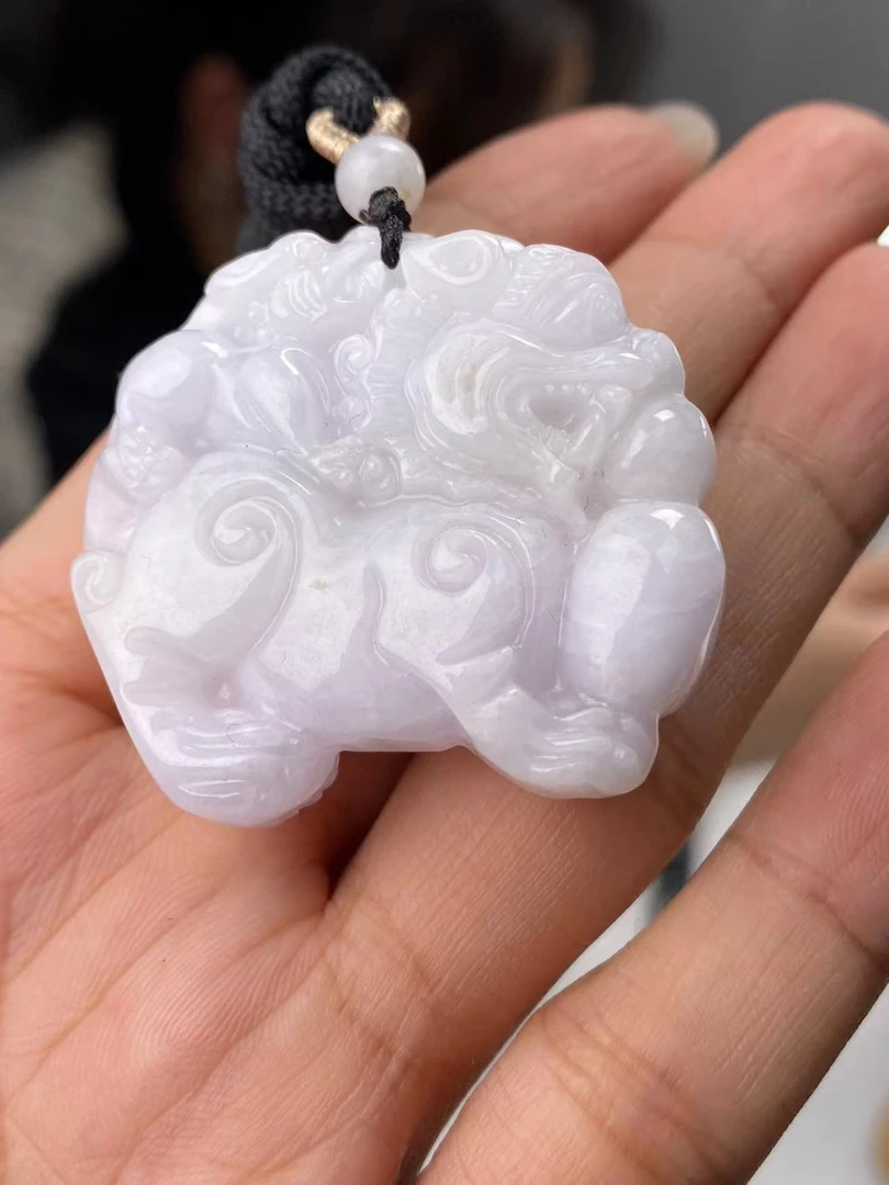 天然翡翠A货挂件