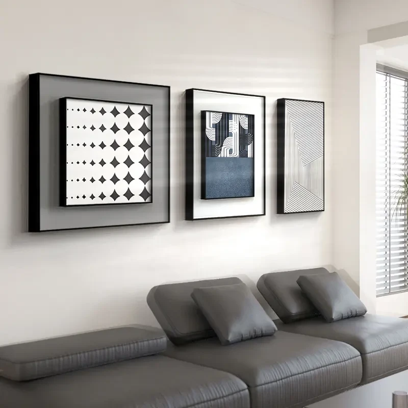 游系 现代简约绿色抽象艺术客厅装饰画沙发背景墙挂画样板间壁画