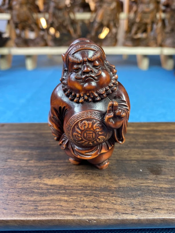 小叶黄杨木仿古（Q版钟馗）