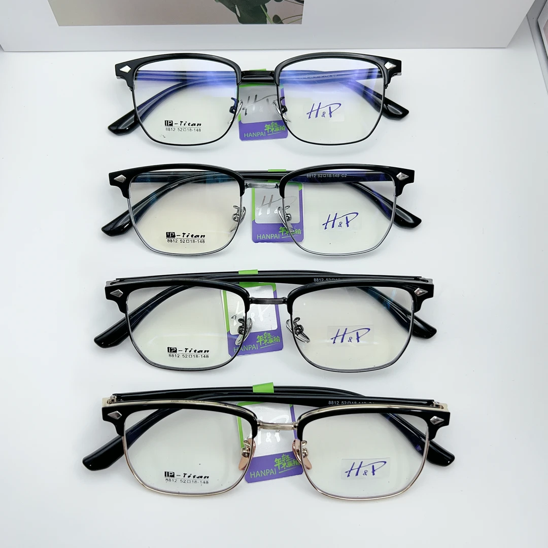 商务TR夹圈眉毛眼镜架