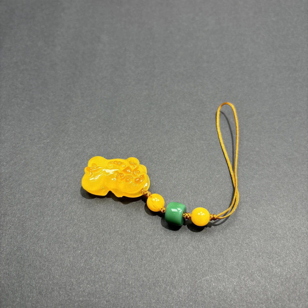 GLP3001波斯新蜜天然料貔貅手机/车钥匙/包包挂链