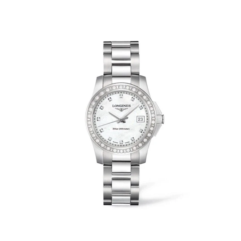 99新 Longines/浪琴 99新 浪琴 L3.258.0.89.6/康卡斯运动女表贝