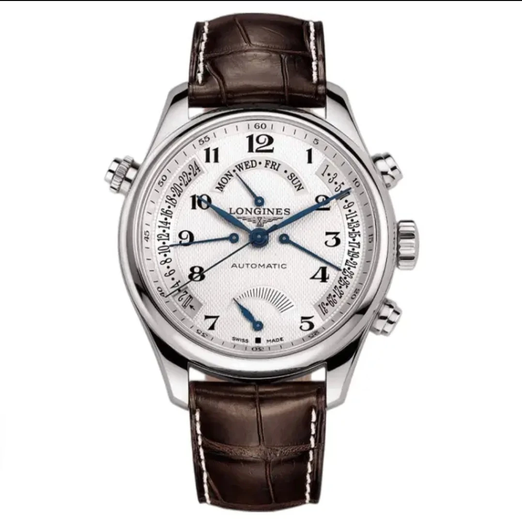 99新 Longines/浪琴 L2.714.4.78.3/传统714系列逆跳/41表径