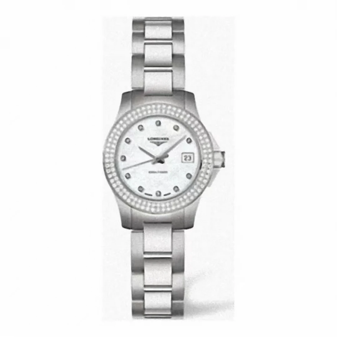 99新 Longines/浪琴 L3.158.0.87.6/运动女表贝母盘内外满天星