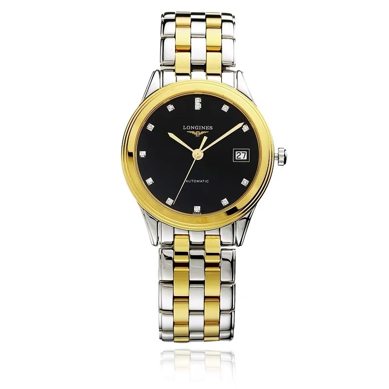 99新 Longines/浪琴 L4.274.3.57.7/军旗274间金钻刻女表/26表径