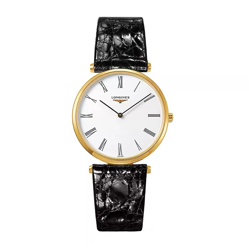 99新 Longines/浪琴 L4.209.2..11.2/嘉岚间金女表/24表径